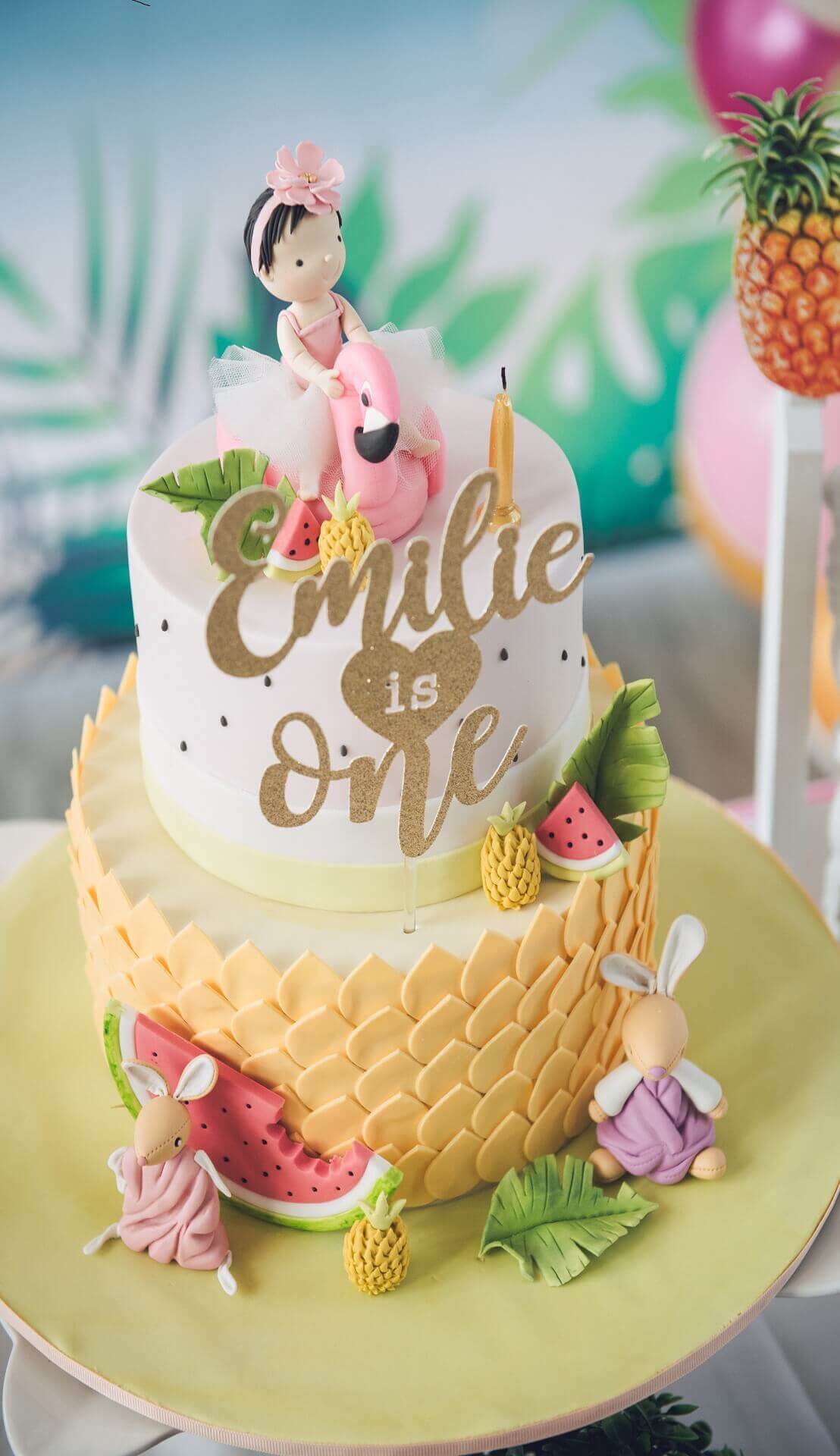 Sugar & Spice Events - Emilie's 1st Birthday Cake
