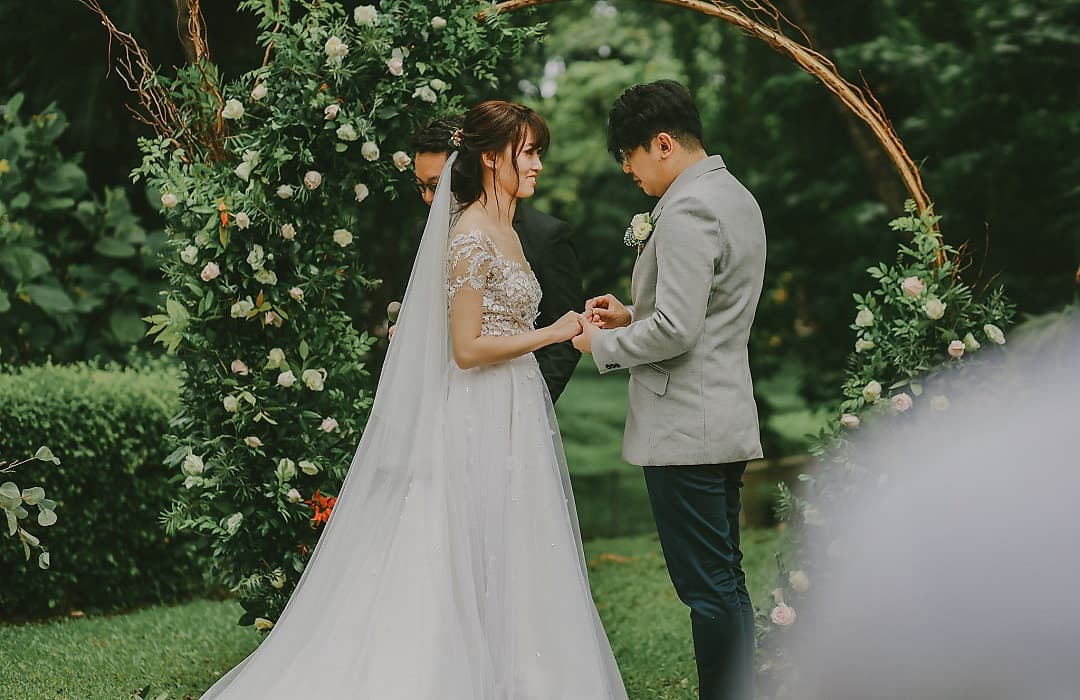 Wedding Ceremony at Suffolk House 