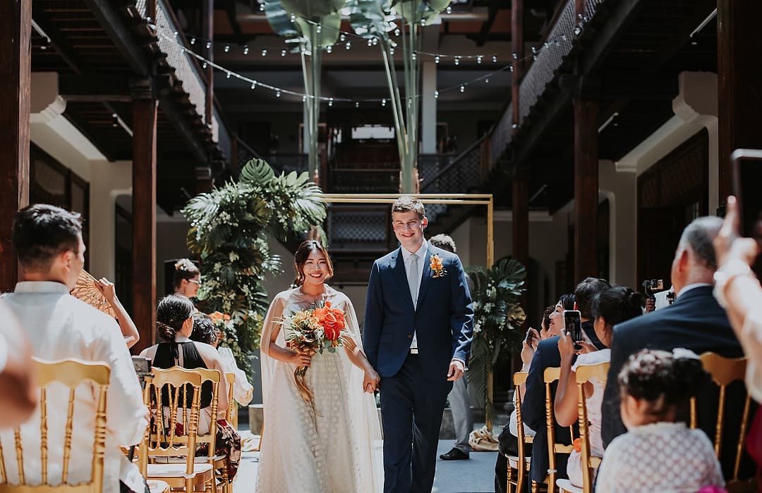 Wedding Ceremony at Suffolk House 