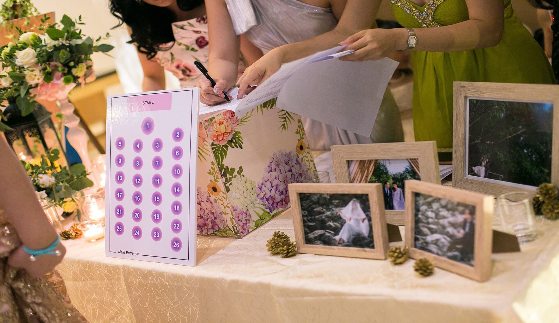 Sugar & Spice Events - Wedding reception table decoration