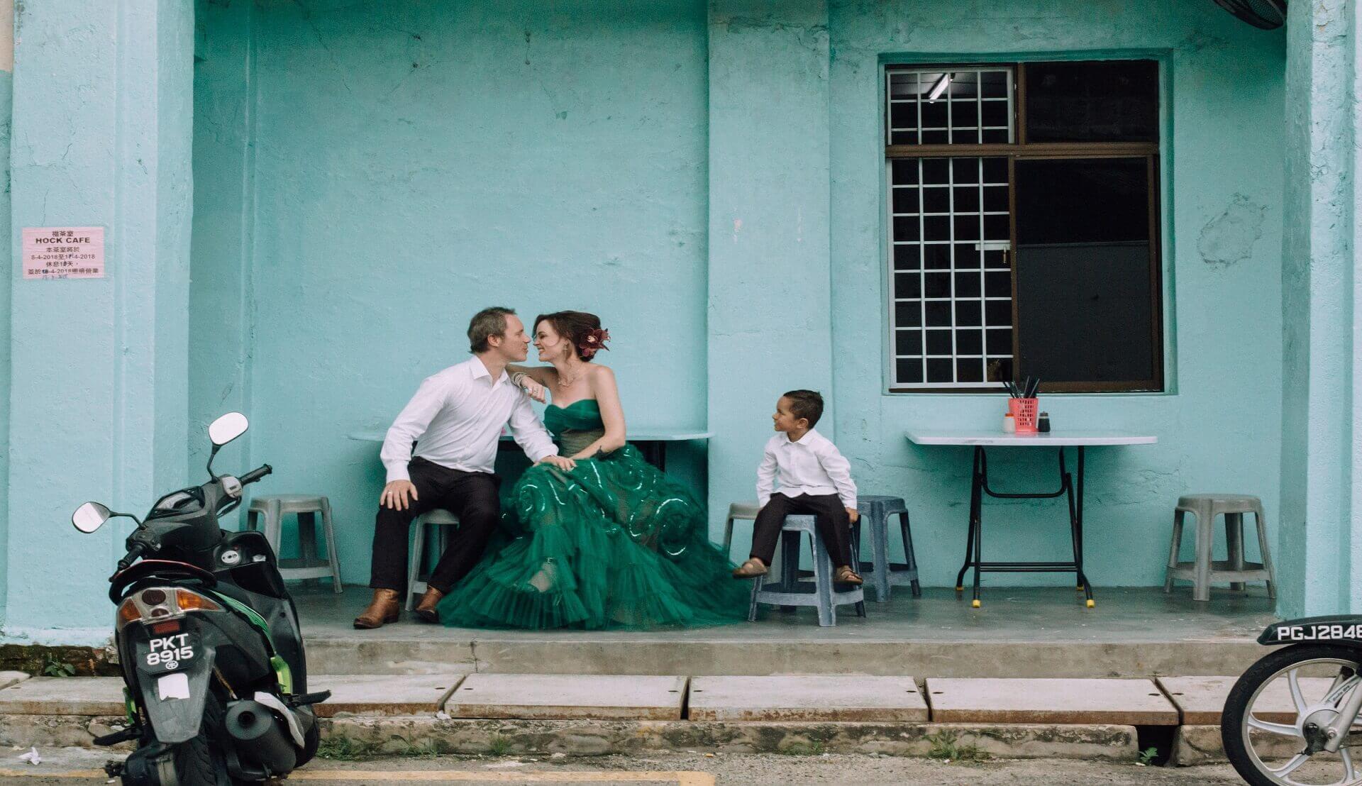 Sugar & Spice Events - Lovely dovey couple photo taken in Georgetown, Penang