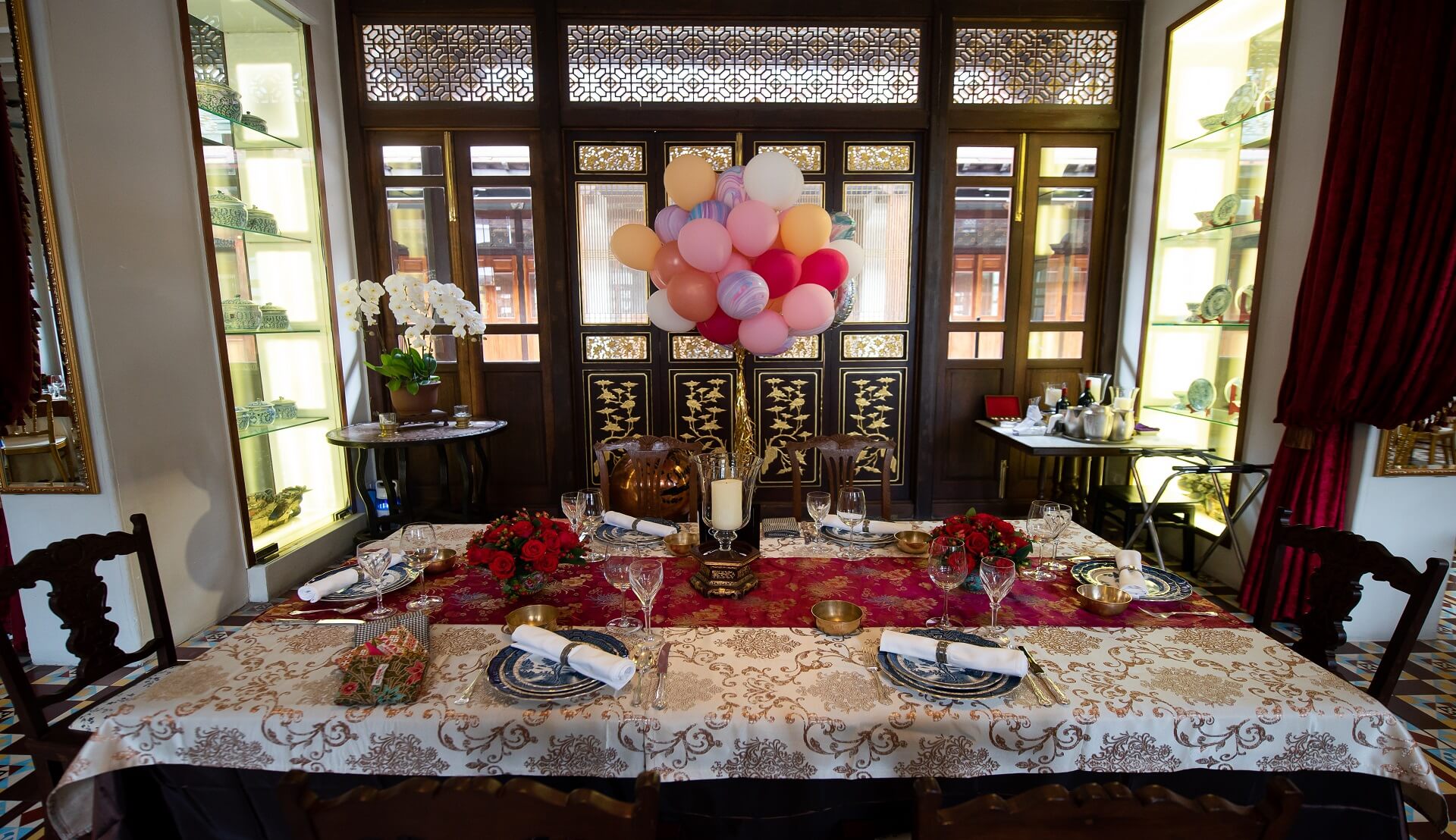 Sugar & Spice Events - Table Decoration at Kebaya Dining