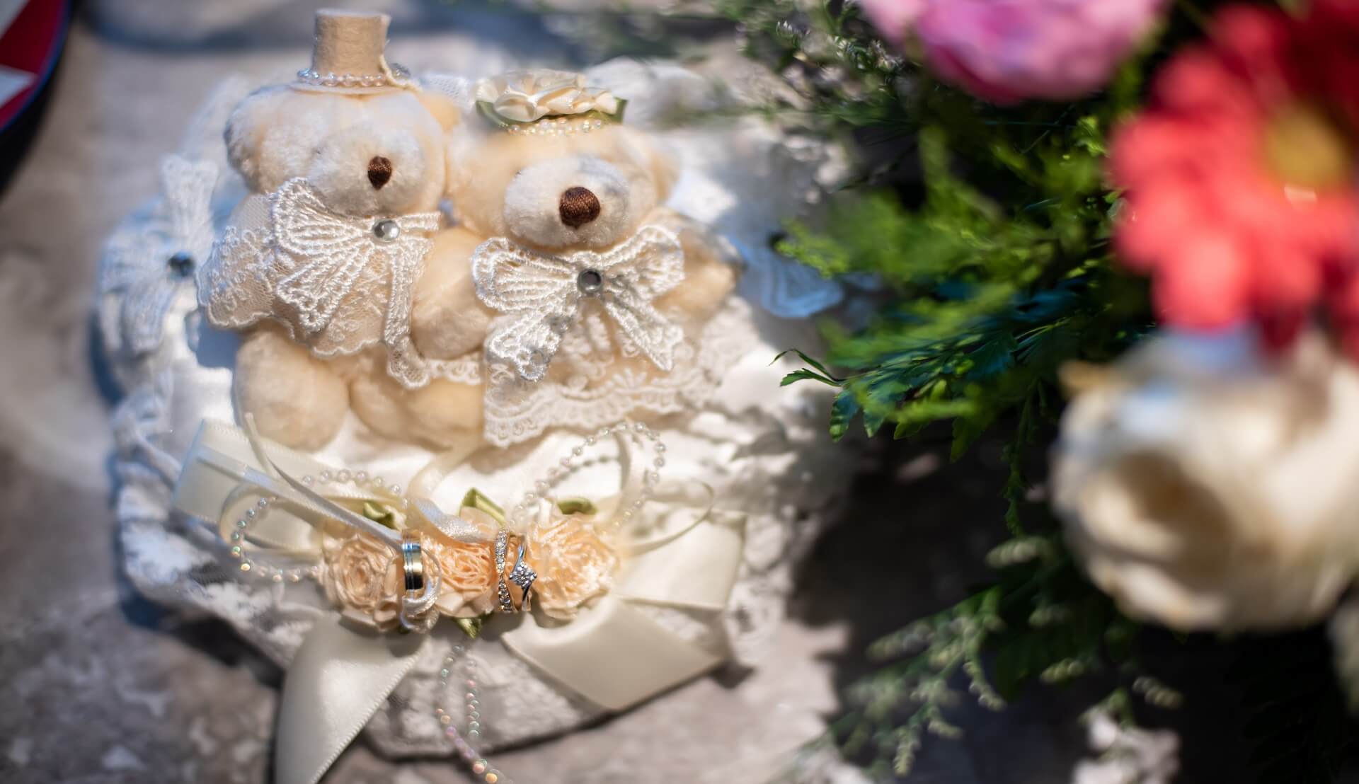 Sugar & Spice Events - Wedding Couple Teddy Bear