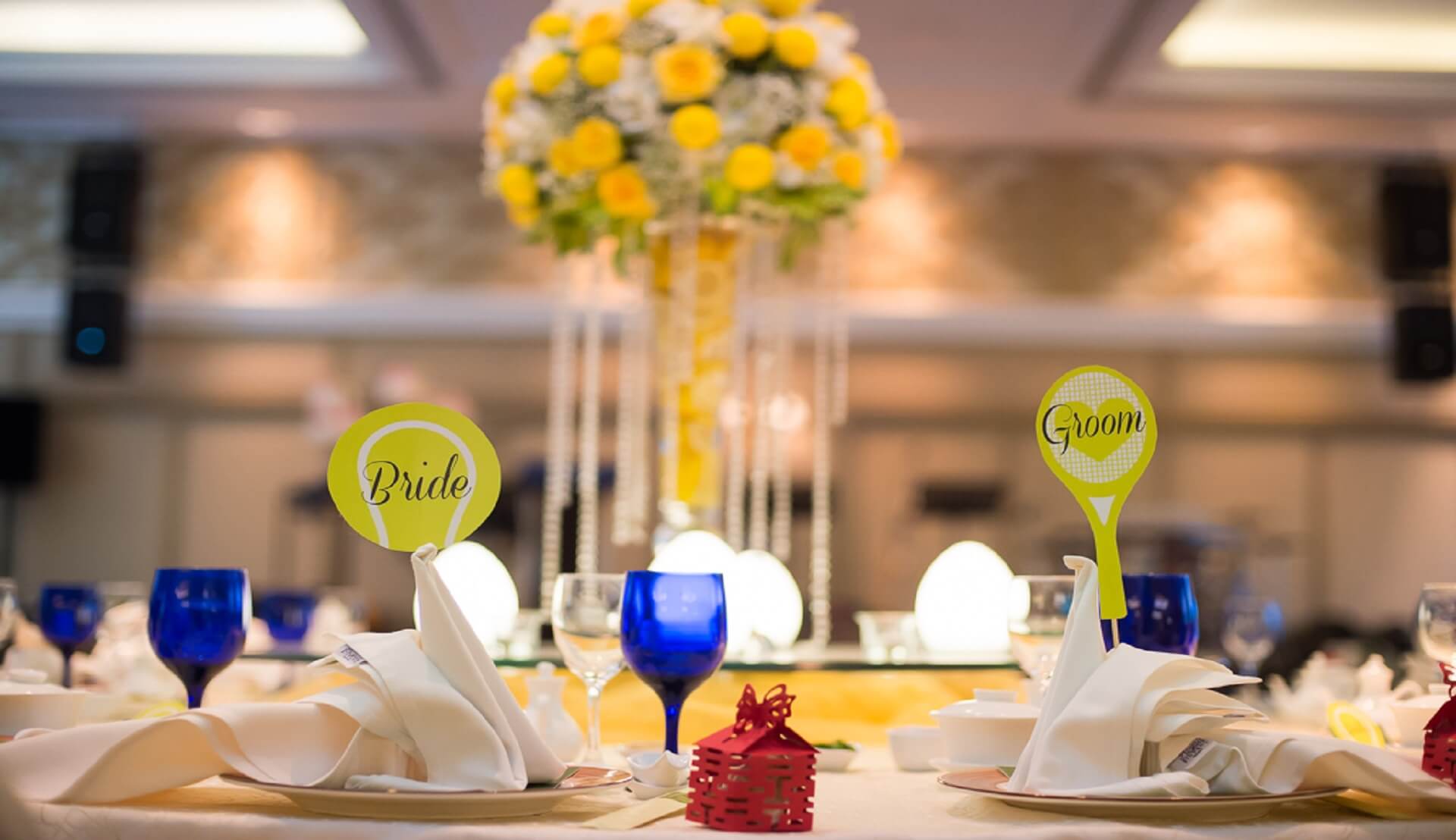 Sugar & Spice Events - Table decoration at the wedding reception