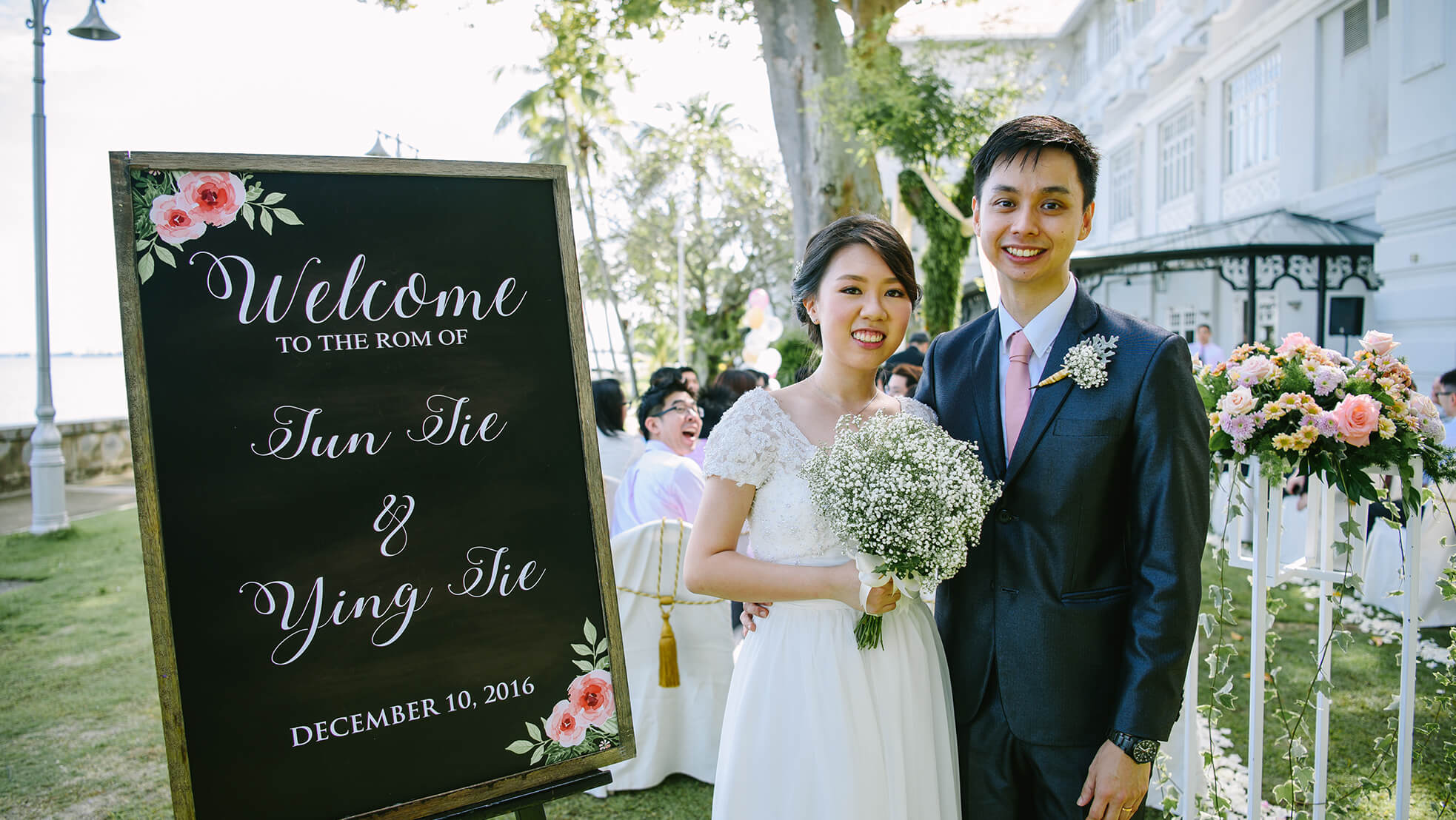 Sugar & Spice Events - Wedding couple at E&O Hotel Penang